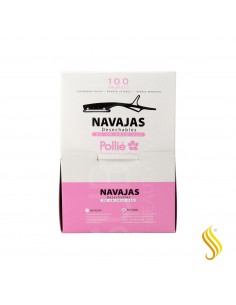 Eurostil Pollié Navajas Desechables 100 U